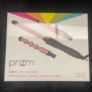 Prizm 3 in 1 curl designer professional curl style iron